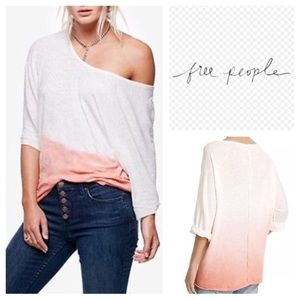 Free People Linen Blend Top